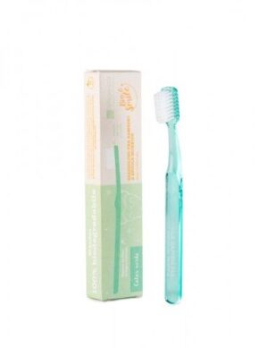 Spazzolino bimbi in fibra vegetale Verde