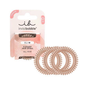 Slim Of Bronze and Beads 3pz - elastici a spirale per capelli fini